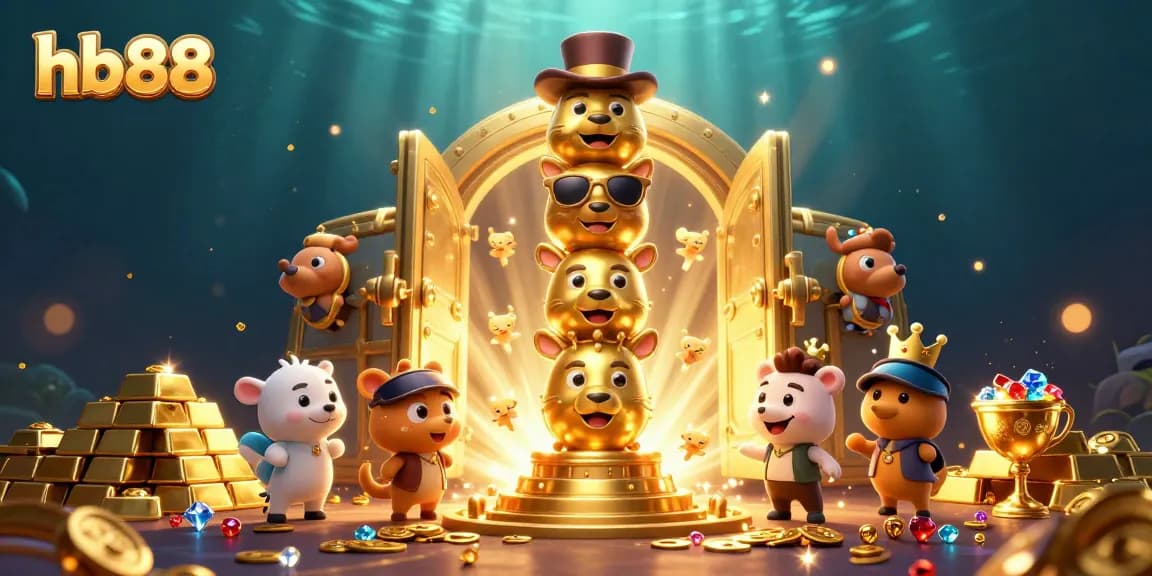 Experience the thrilling world of hb88 with captivating golden treasures and casinos