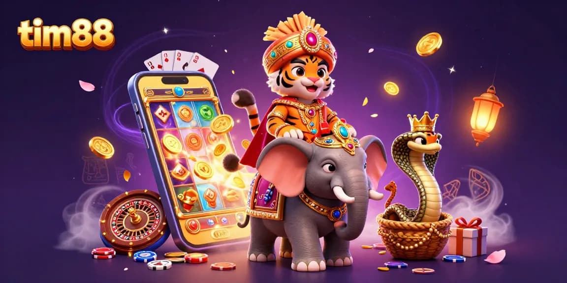 Experience the thrill of tim 88 with vibrant slot games and rich casino visuals.