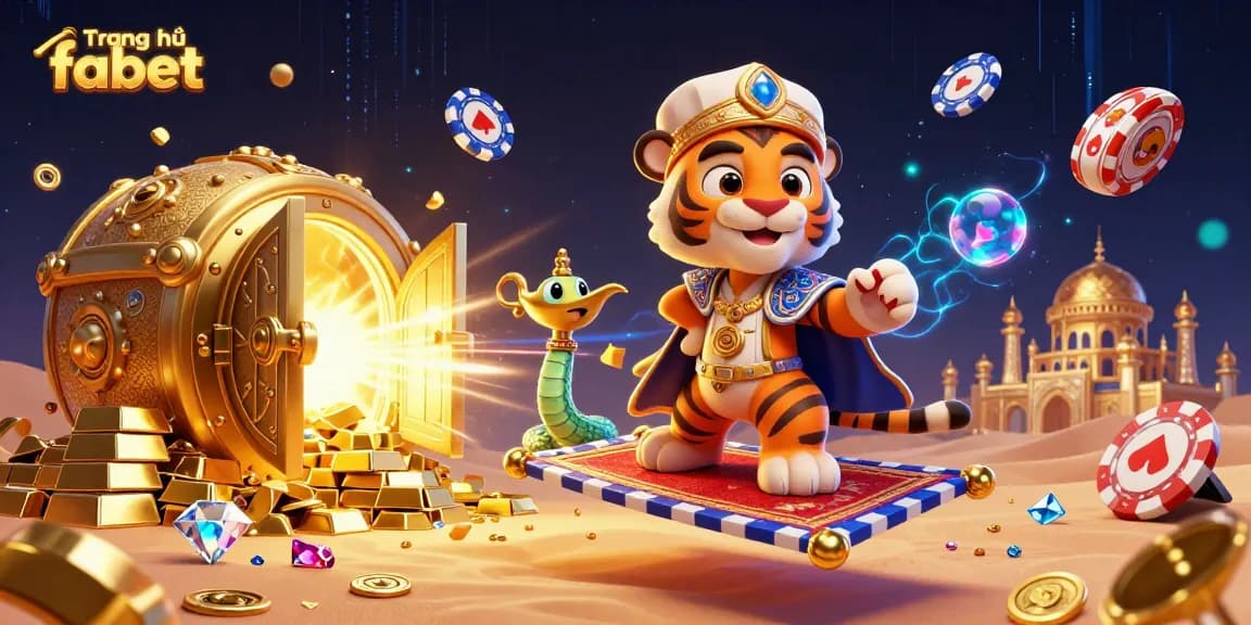Experience the magic of Trang chủ fabet with exciting slot elements and vibrant casino art