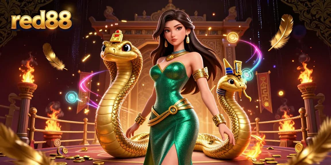 Experience thrilling gaming at red88 with enticing casino elements and vibrant visuals.