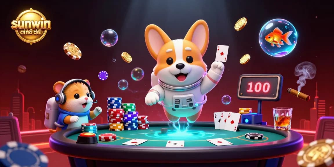 Experience the thrill of gaming with sunwin chính thức in a dynamic space casino scene.