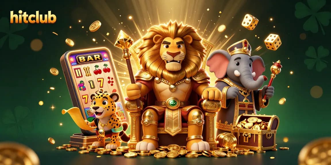 Win big with hitclub in this action-packed casino scene filled with exciting game elements.