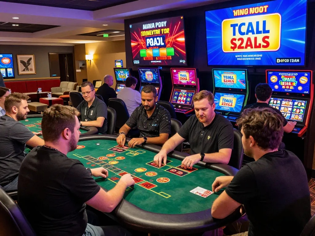 Players enjoying the thrill of RR88 online games in a vibrant digital casino setting.
