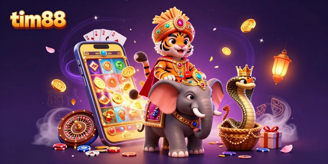 Experience the thrill of tim 88 with vibrant slot games and rich casino visuals.
