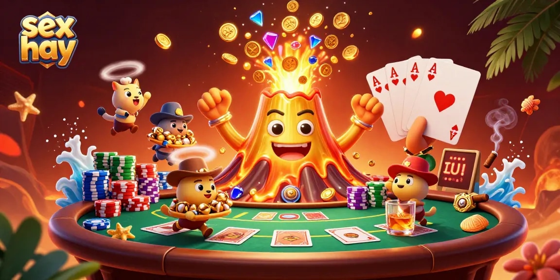 Win big with exciting gameplay and treasure in this dynamic sex hay illustration.