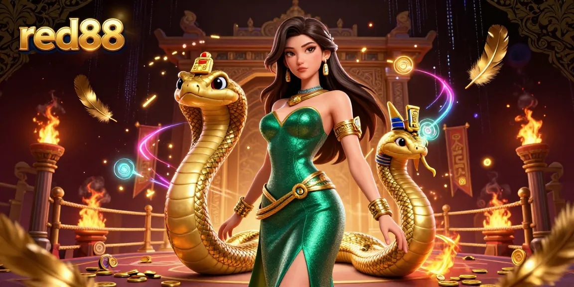 Experience thrilling gaming at red88 with enticing casino elements and vibrant visuals.