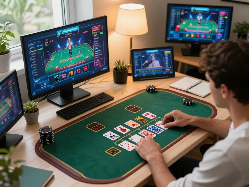 LGO SUPER enhances your online blackjack experience with player's dynamic bets and outcomes in a competitive setting