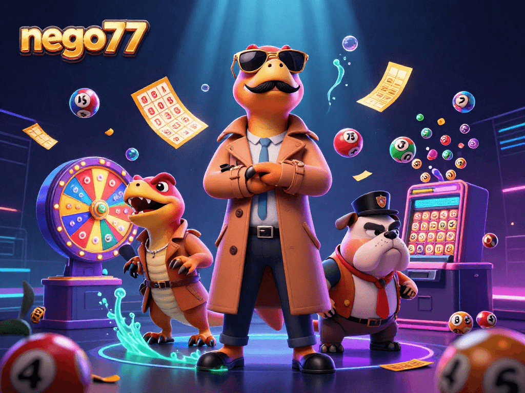 Experience thrilling gameplay at nego77 with colorful casino elements creating an engaging atmosphere.