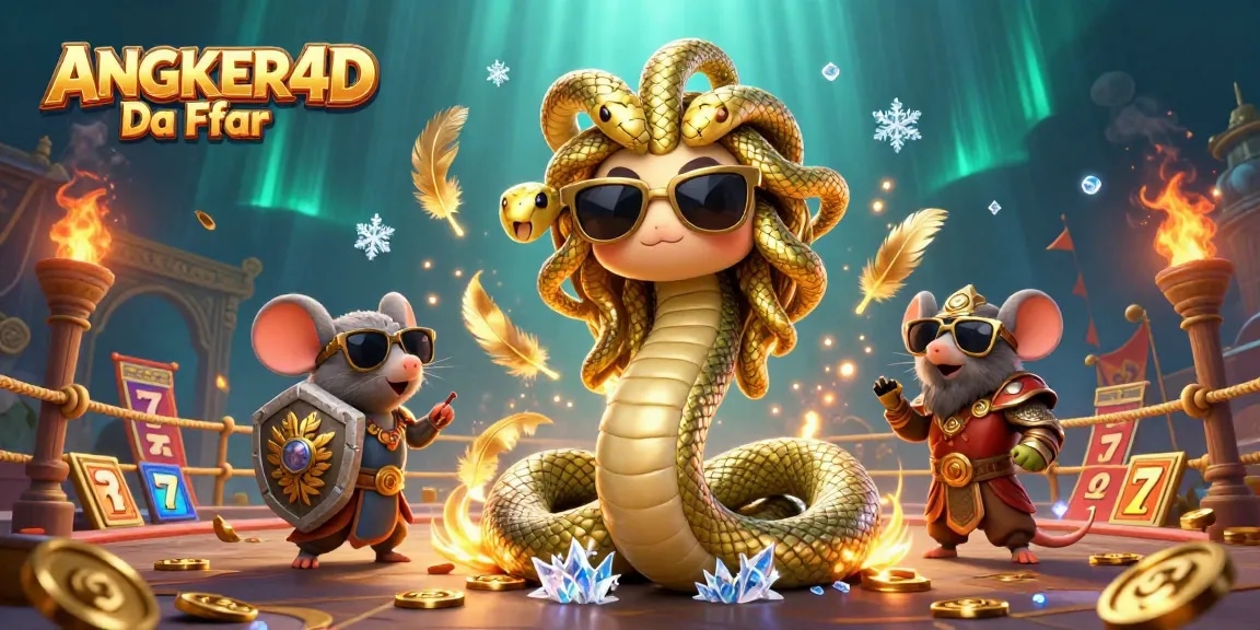 Experience the thrill of winning with ANGKER4D Daftar, showcasing a festive casino scene.