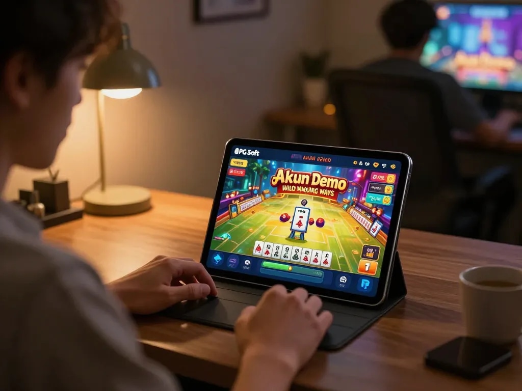 Engage with Akun Demo while enjoying PG Soft Wild Mahjong Ways in a cozy online gaming setup.