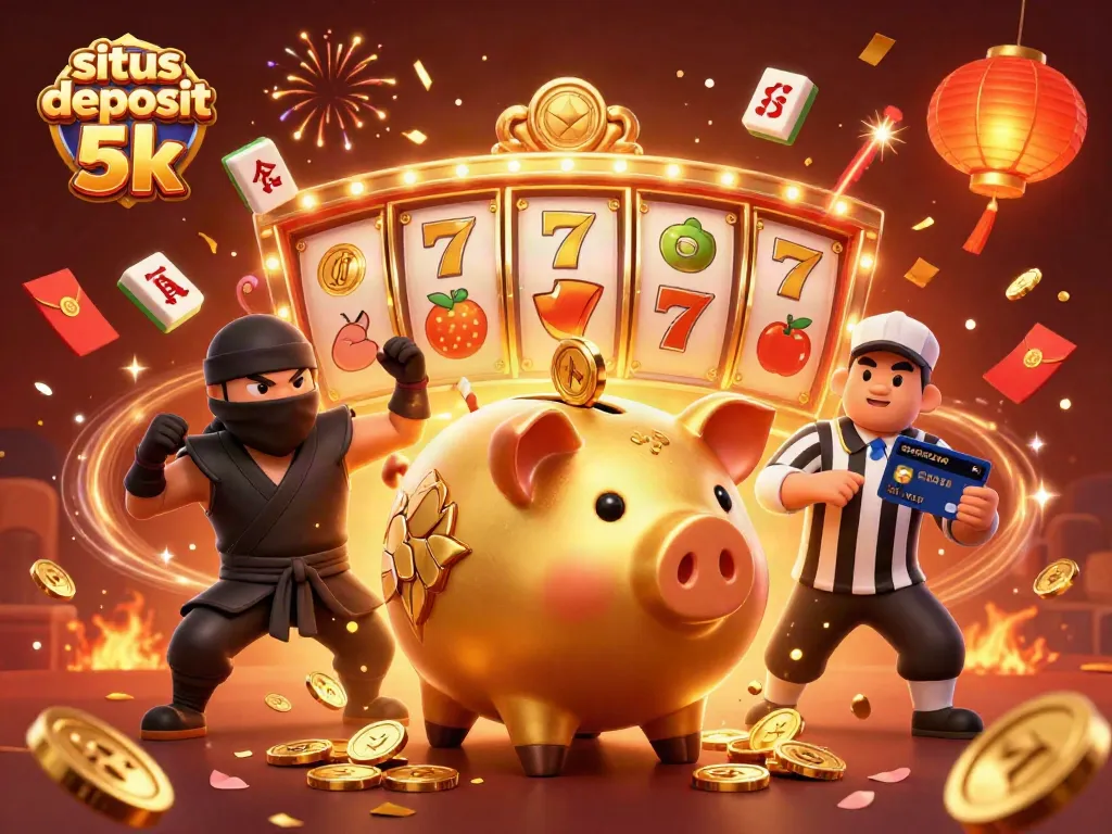 Experience the excitement at situs deposit 5k with vibrant slot reels and dynamic characters.