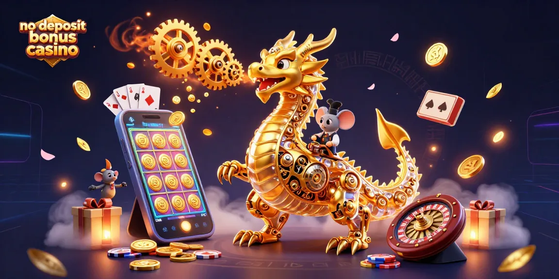 Engage with the excitement of a no deposit bonus casino, featuring vibrant cash rewards and slot games.