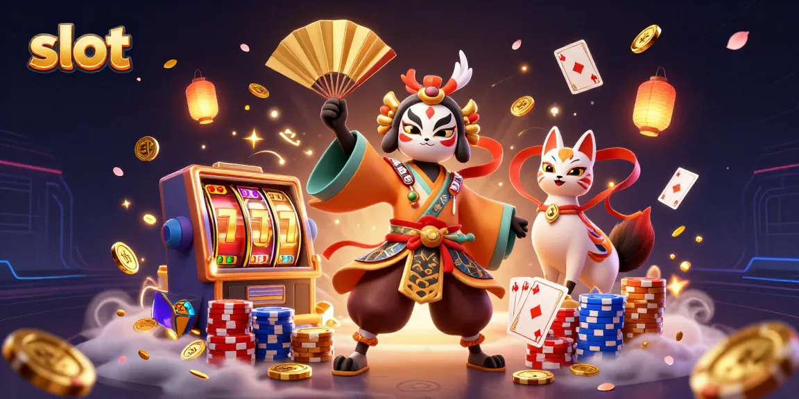 Engage with the slot experience through vibrant characters and dynamic casino elements.