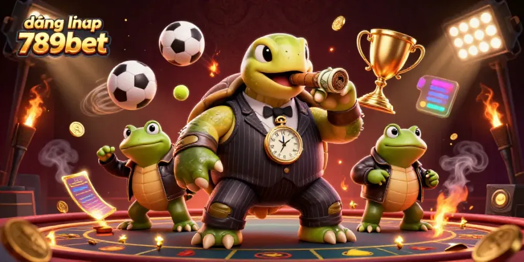 Experience đăng nhập 789bet with vibrant 3D characters, casino elements, and dynamic sports action.