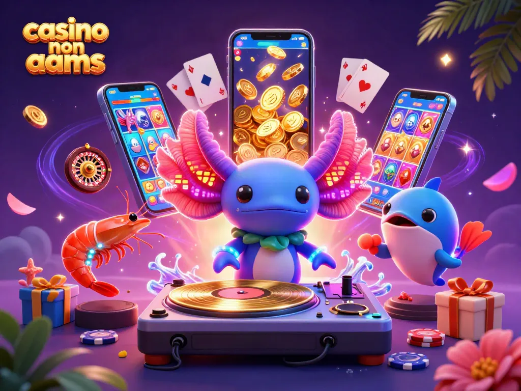 Esplora i giochi al casino non AAMS con DJ assillante e creature marine nel mondo del gioco.