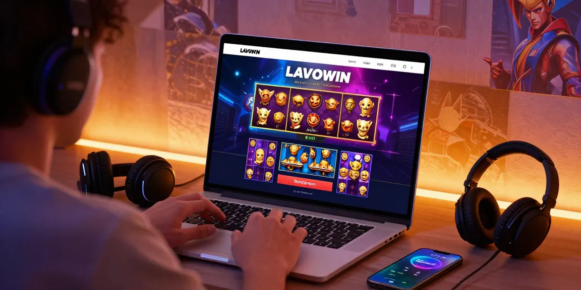 Explore the engaging LAVOWIN daftar login interface for exciting slot games.