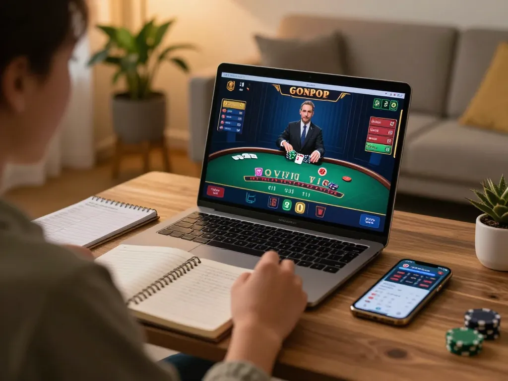 Engage in strategic gameplay on badak178 while enjoying a cozy live blackjack session.