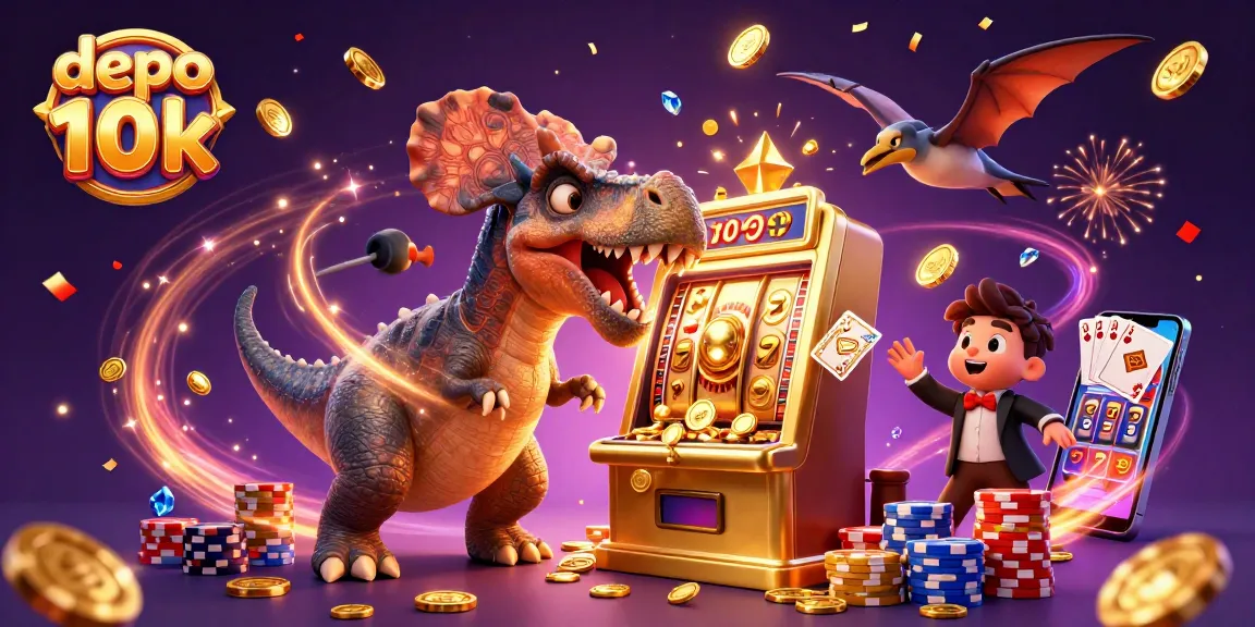Experience thrilling wins with depo 10k in this vibrant casino scene filled with excitement and golden opportunities.