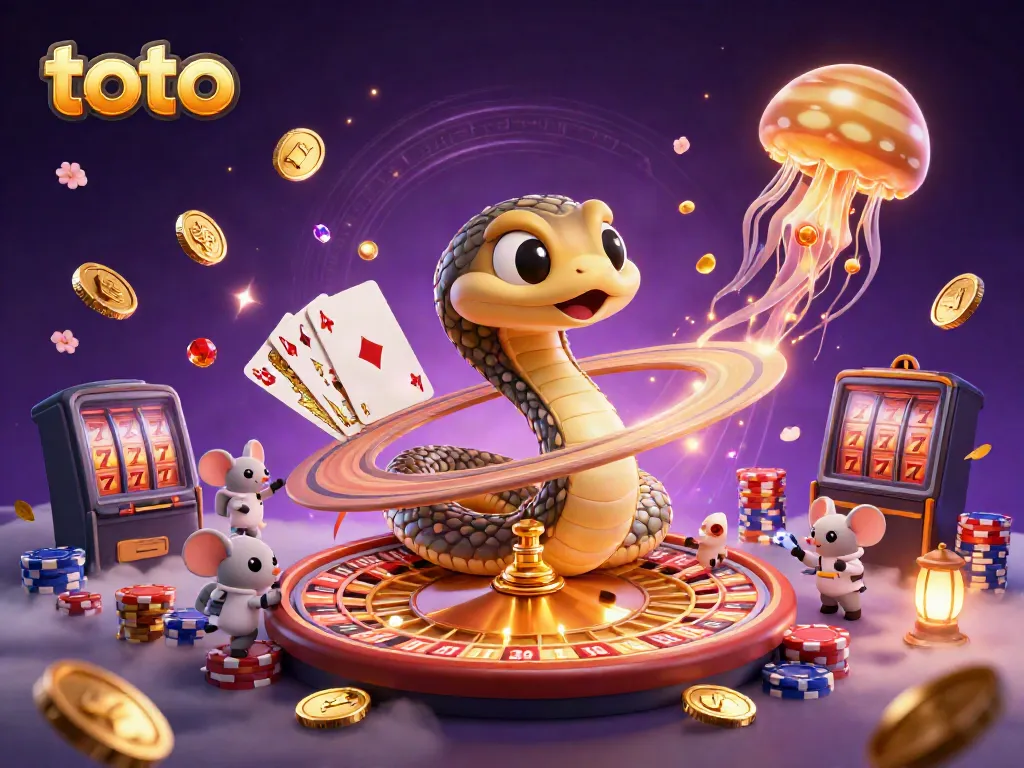 Experience thrilling bets on the toto roulette wheel as astronaut mice wager among golden gems.