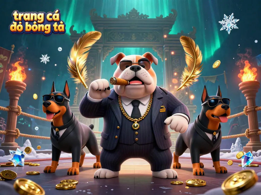 Trang cá đọ bóng đá hấp dẫn với nhân vật hoạt hình 3D đang chiến thắng trong đấu trường với cái nhìn mạnh mẽ.