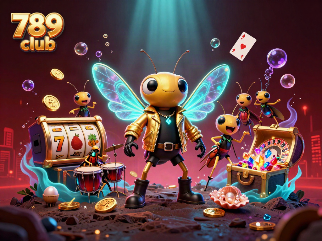 Experience the thrilling 789 club adventure with playful characters and dynamic casino elements.