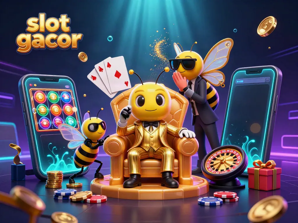Experience the excitement of slot gacor with the bumblebee mob boss and lavish casino elements