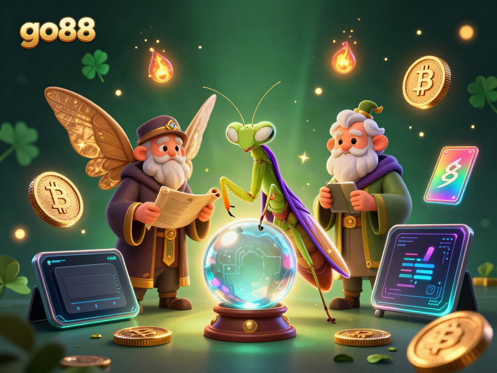 Engage with go88's thrilling online gaming world featuring a fortune teller and librarian.