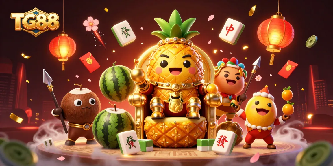 Experience thrilling gaming at TG88 casino with exciting characters and vibrant 3D elements.