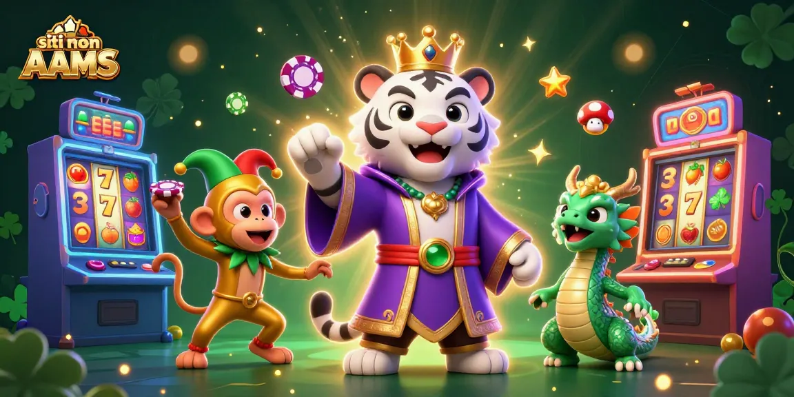 Gioca nei siti non AAMS con un'elegante tigre bianca e un monaco dorato in un casinò virtuale