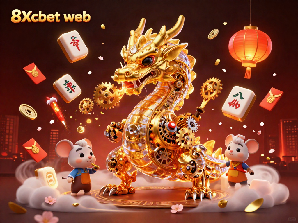 Experience the thrill at 8xbet web with vibrant elements highlighting a mystical casino atmosphere.