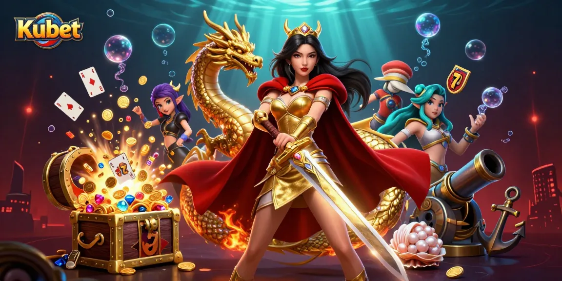 Kubet offers an immersive gaming experience with vibrant underwater treasures and stunning visuals.