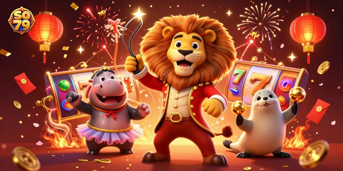 Experience thrilling casino excitement with so 79 featuring vibrant characters and slot game elements.