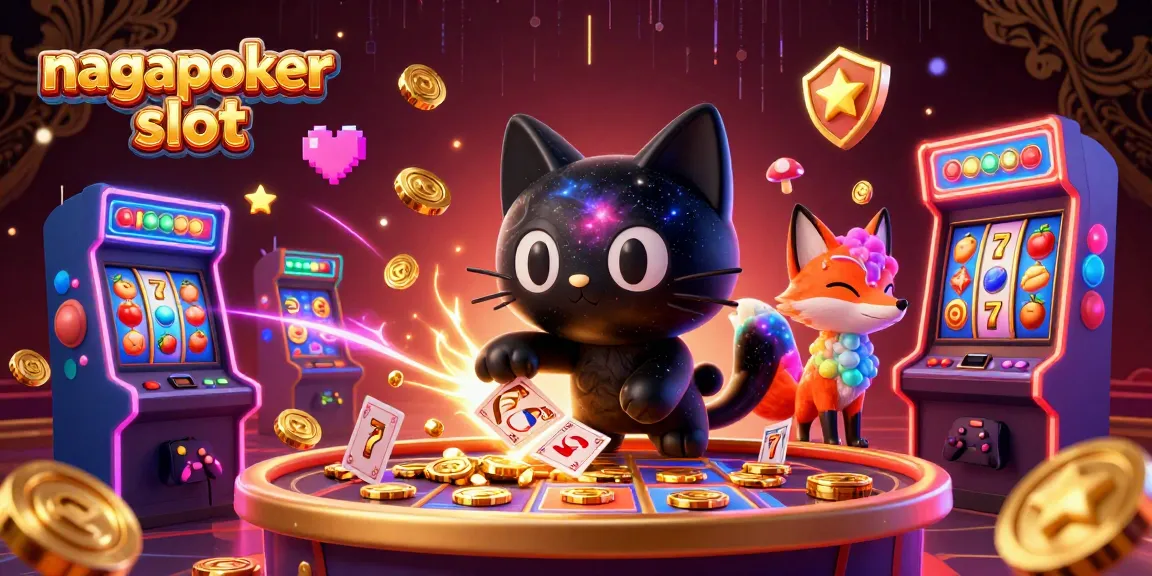 Experience the thrill of nagapoker slot with enticing jackpots and vibrant characters at a cosmic casino.
