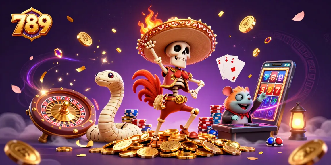 Experience the thrill of 789 casino games with vibrant characters and dynamic gaming action.