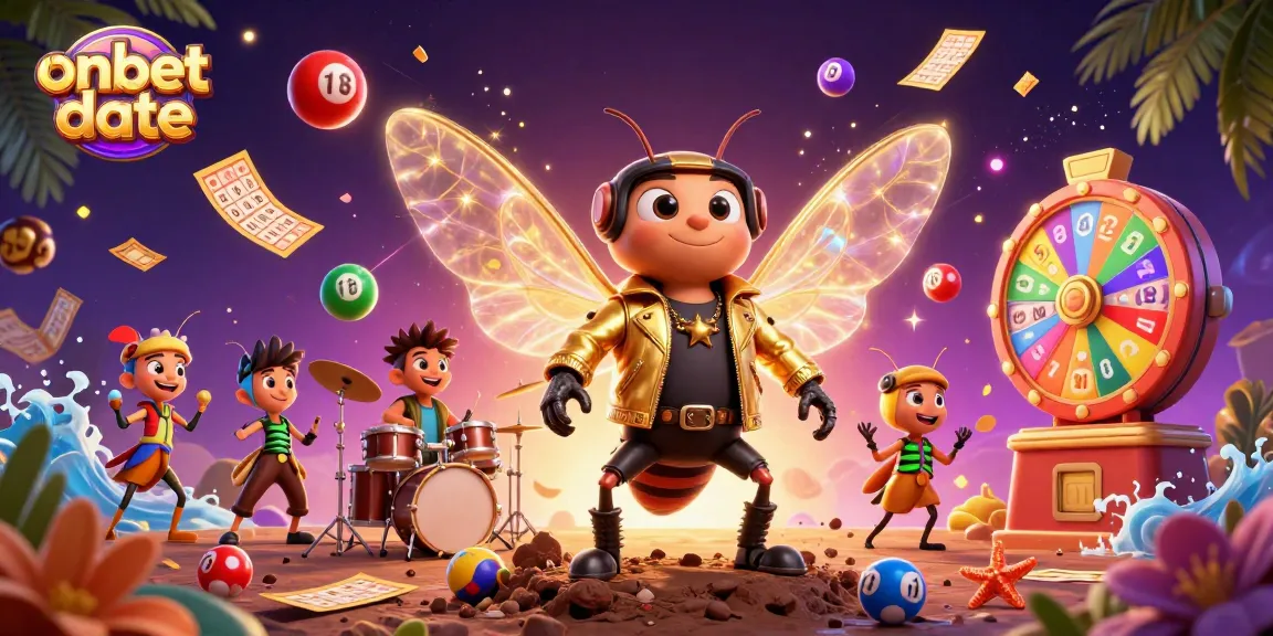 Experience the excitement of onbet date with vibrant casino elements and characters in action!