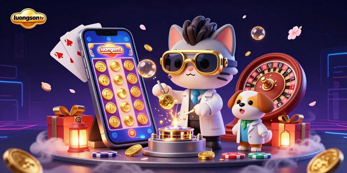 Experience the excitement of gambling with luongson tv as the mad scientist cat creates a coin machine.