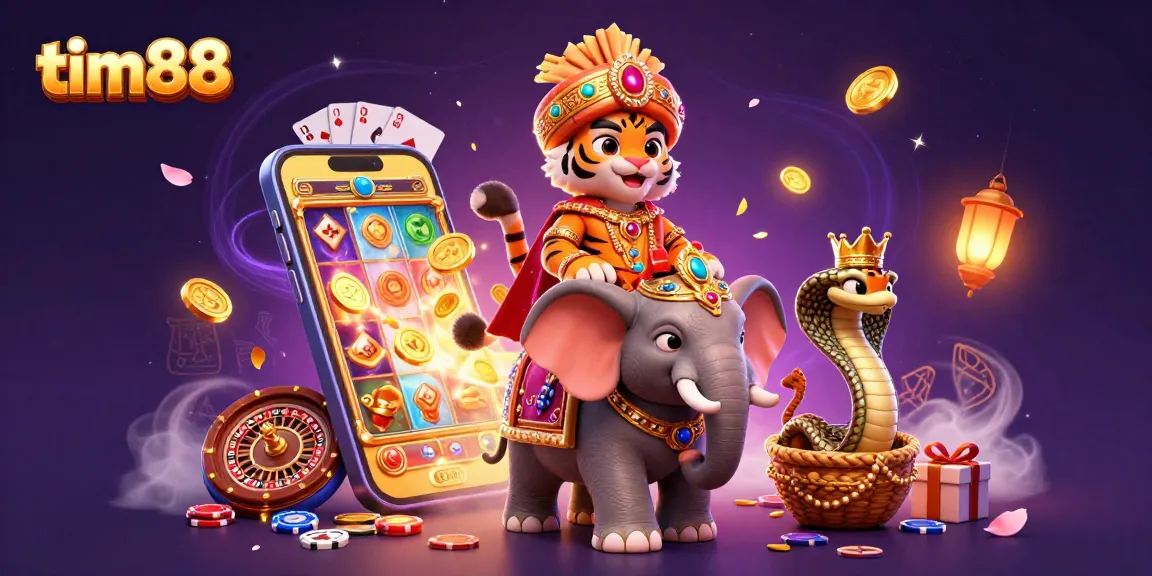 Experience the thrill of tim 88 with vibrant slot games and rich casino visuals.
