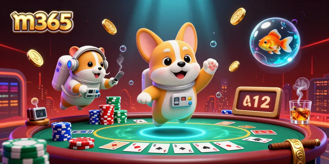 Experience thrilling m365 adventures in a floating casino with arcade games and lively characters.
