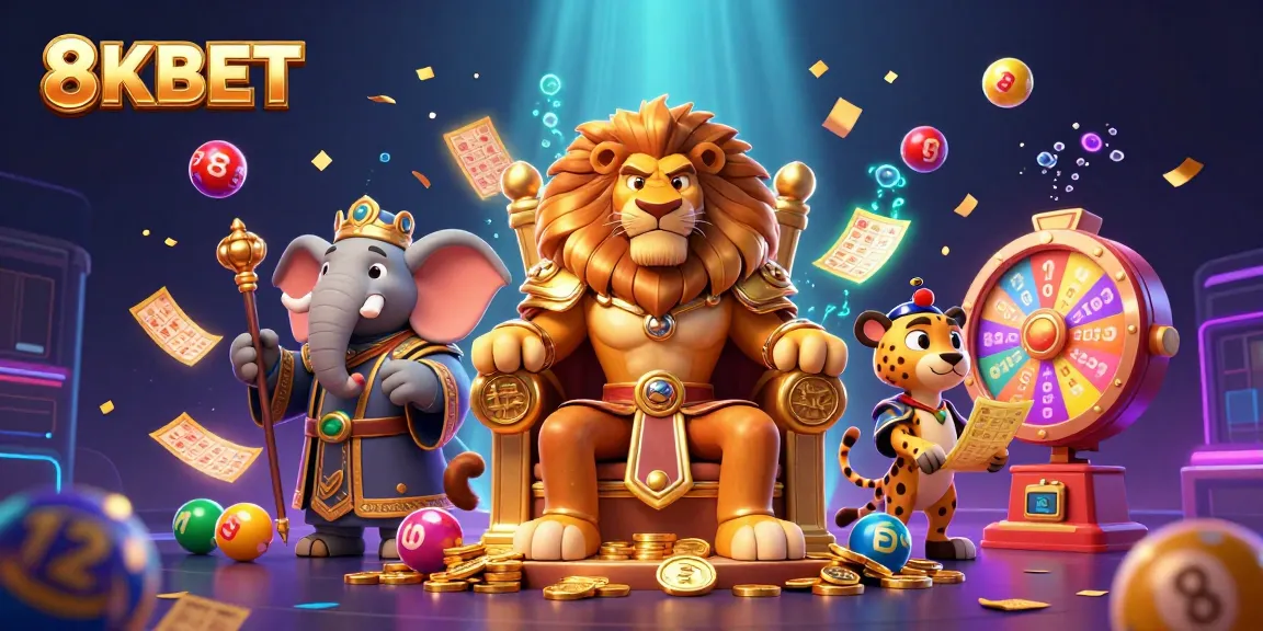 Engage with exciting lottery gameplay at 8KBET, featuring vibrant elements and dynamic action.