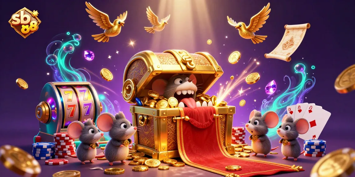 Engage with sb 88 in an exciting casino scene featuring treasure, slots, and rich visuals.