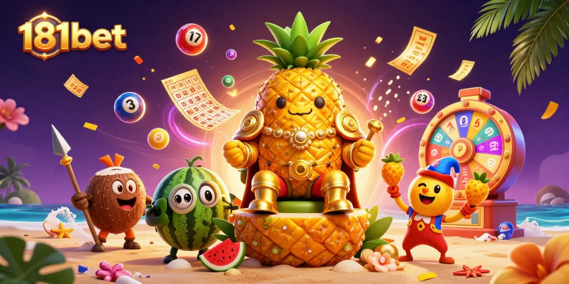 Experience the thrill of 181bet with our vibrant 3D casino illustration, showcasing exciting games and winning moments.