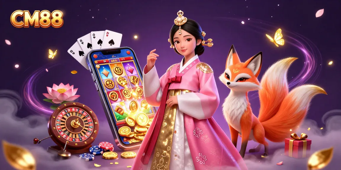 Engage with CM88's thrilling casino experience featuring vibrant characters and exciting gameplay.
