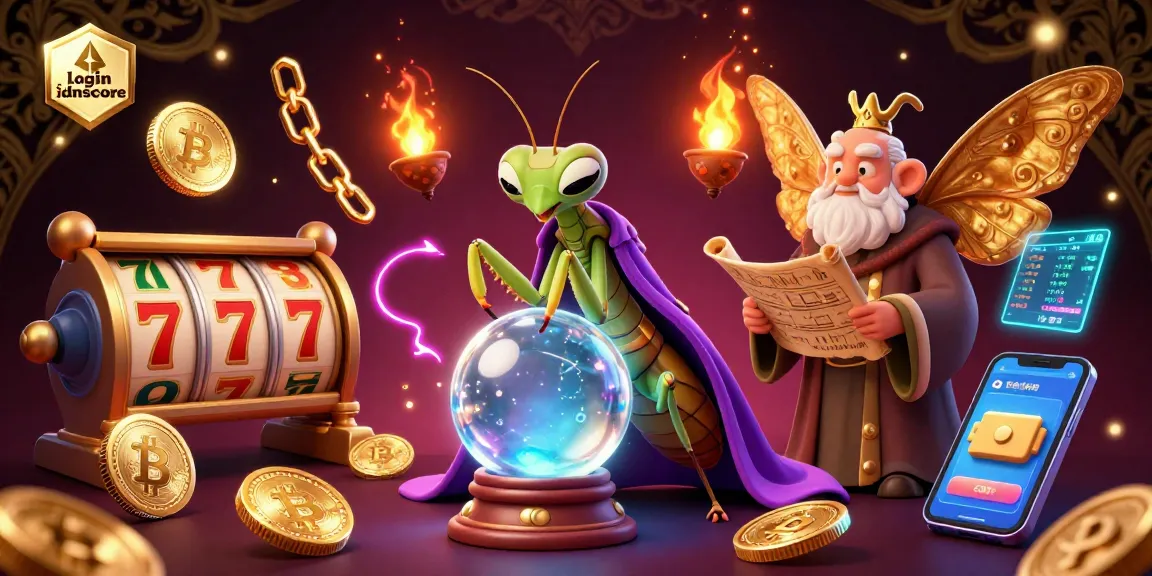 Experience thrilling gameplay with login idnscore as you engage with vibrant slot reels and lucky 7s.