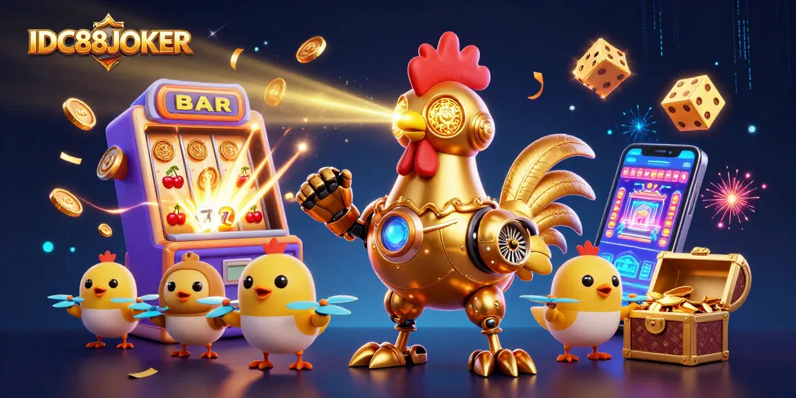 Experience IDC88JOKER's thrilling jackpots with a vibrant scene of games and fun.