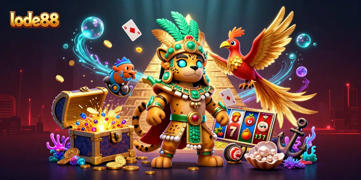 Experience thrilling wins at lode88 with vibrant slot machines and colorful jackpot symbols.