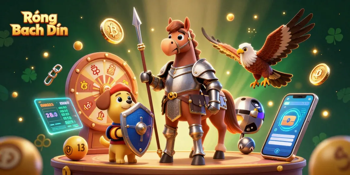 Engage with Rồng Bạch Kim as medieval knight characters embrace the thrill of lottery gaming.