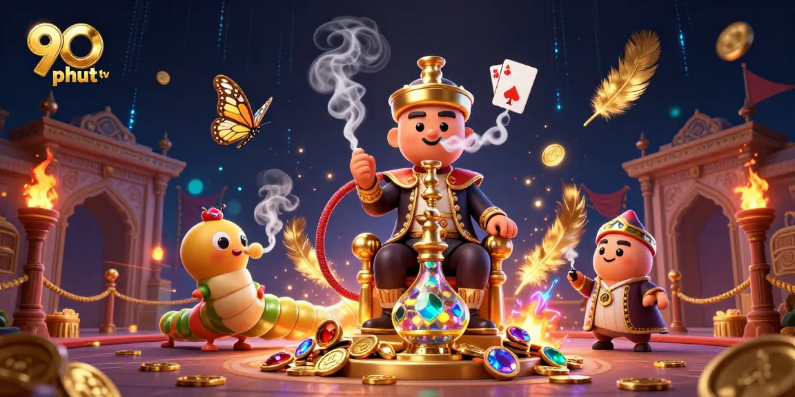 Experience the dynamic world of 90 phut tv with an engaging illustration capturing live sports betting excitement.