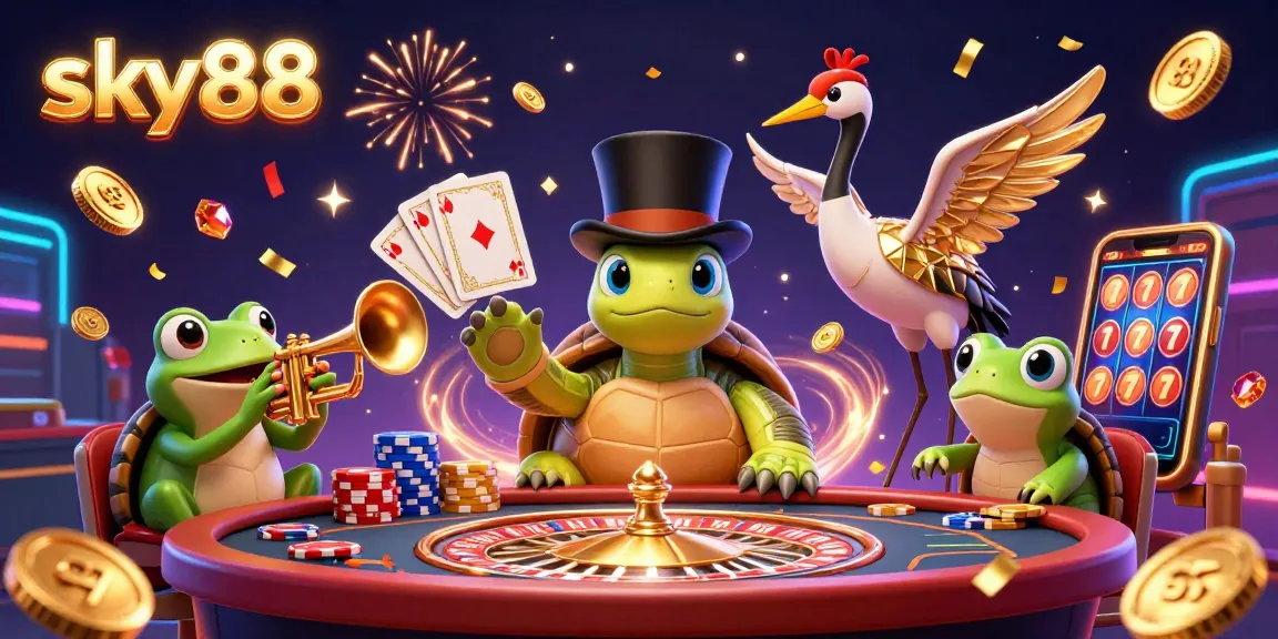 Engage with sky88 sports betting action featuring vibrant characters and dynamic gaming elements.