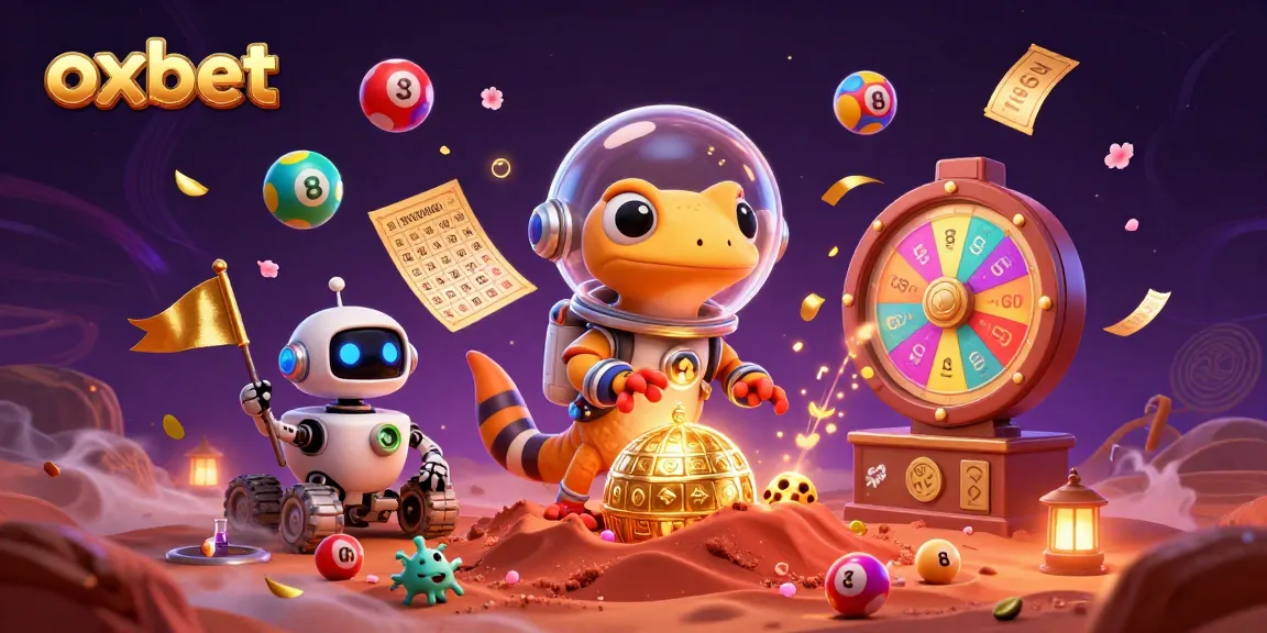 Engage in excitement at oxbet with a vibrant Martian casino adventure featuring colorful game elements.
