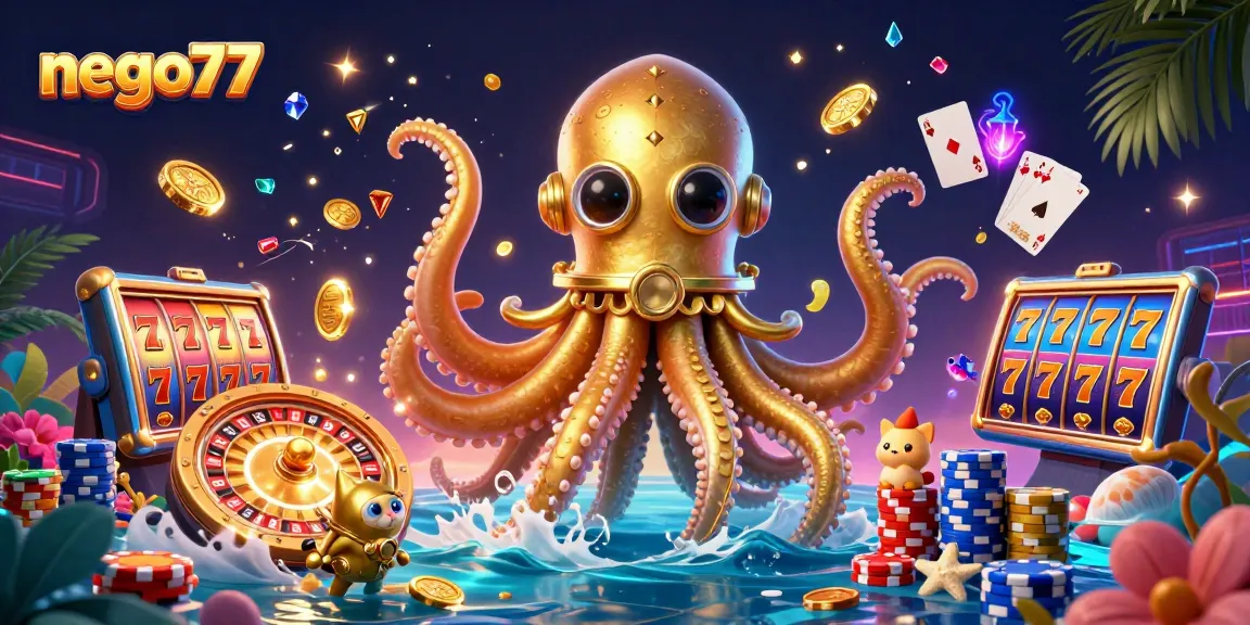 Engage with exciting slot experiences, negotiated through nego77's vibrant casino scene packed with treasures.